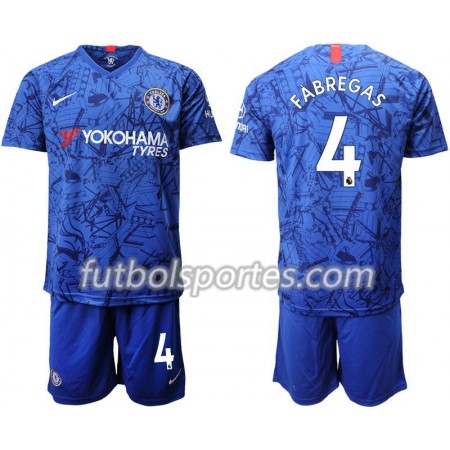 Camisetas Niños Chelsea Fabregas 4 Primera Equipacion 2019/2020
